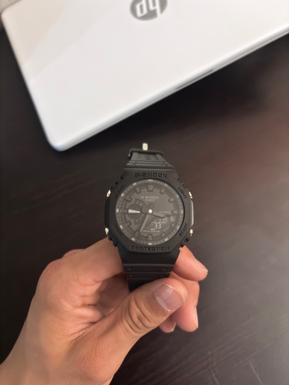 Casio G-Shock All-Black Resin Hybrid Watch